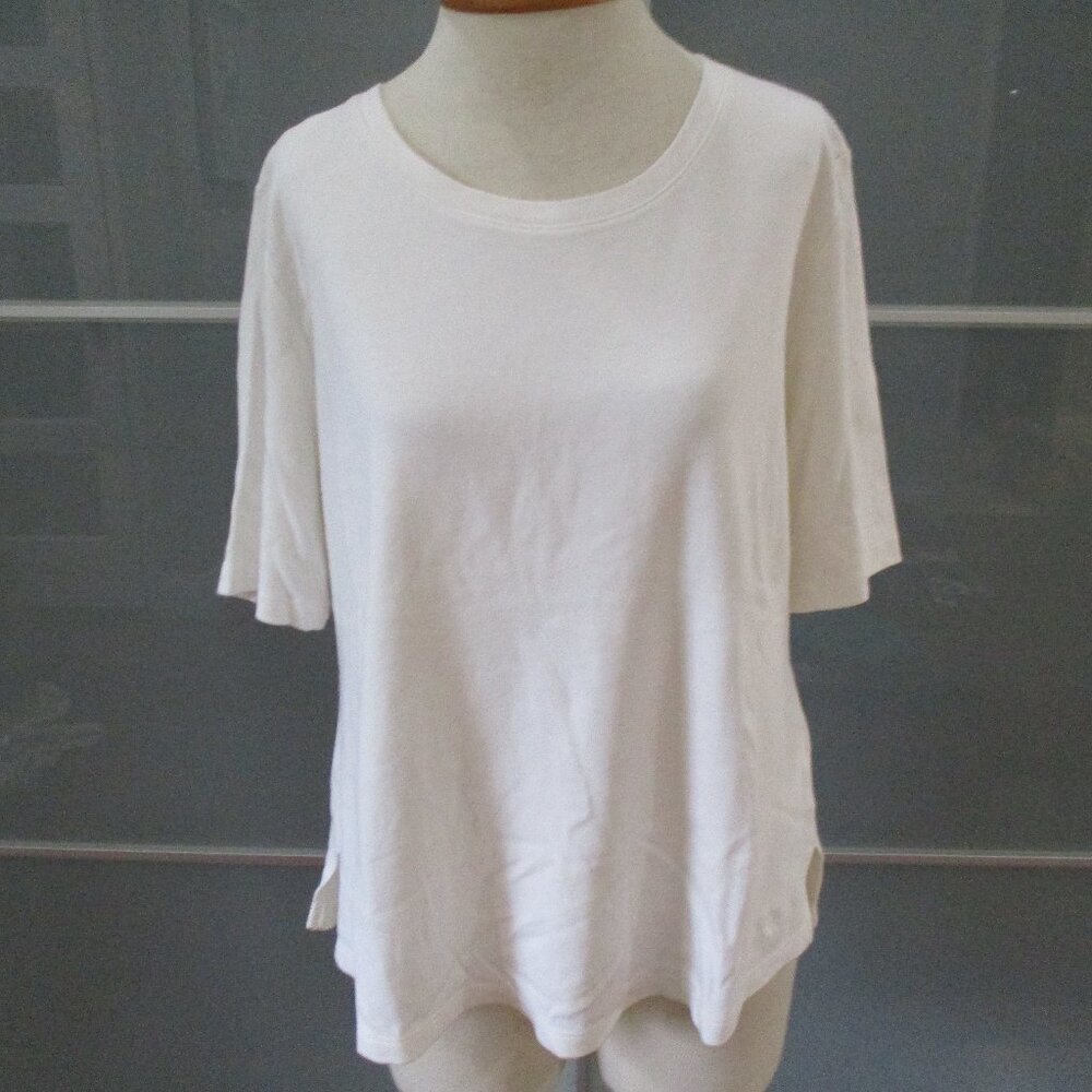 Isaac Mizrahi Live Essentials Short Sleeve Tee